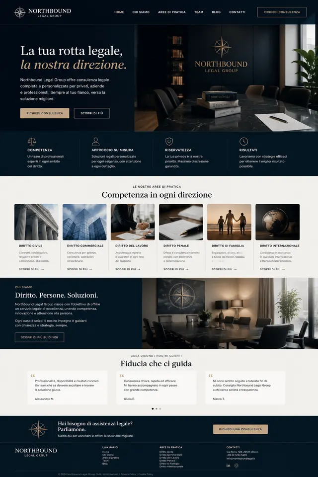 Anteprima del sito Northbound Legal Group